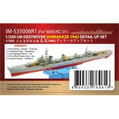 1/350 IJN Destroyer Shimakaze Detail-up Sets for Max Factory kit #KC-01