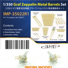 1/350 GRaf Zeppelin Metal Barrels set for Trumpeter kit #05627