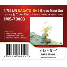 1/700 IJN Nagato 1941 Brass Mast Set for Fujimi kit 421483/421513