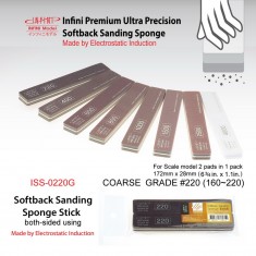 Sanding Sponge Stick (2-sided) -  Coarse #220 (2pcs, 172mm x 28mm)