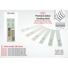 Premium Zebra Sanding Stick (Sankyo) #600 (2pcs)