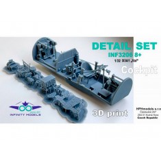 1/32 D3A1 Val Dive Bomber Cockpit (3D Print) for INF 3206 (3D Print)