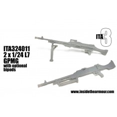 1/24 L7 GPMGs with optional Folded / Deployed Bipod