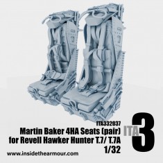 1/32 Hawker Hunter T.7/T.7A Martin-Baker 4HA Ejection Seats for Revell kit (2pcs)