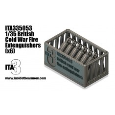 1/35 British Cold War AFV Fire Extinguishers 1960-2000 (6pcs)