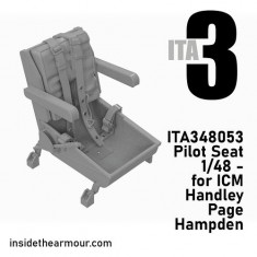 1/48 Handley Page Hampden Pilot Seat (with belts) for ICM kits