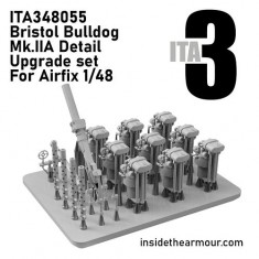 1/48 Bristol Bulldog Mk.II A Exterior Detail set for Airfix kits