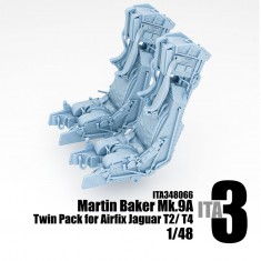 1/48 Martin Baker Mk9A Seats (2pcs) for Airfix T2/ T4 Jaguar