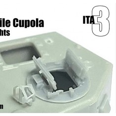 1/72 WWII British AFV Low Profile Cupola with Bonus Vane Sights