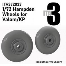 1/72 Hampden Wheels for Valom/ Kovozavody Prostejov kits