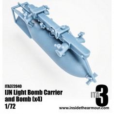 1/72 IJN Light Bomb Carriers with Bombs (x4) for Zero, Val, and others