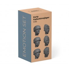 1/35 Emotion Set - Early Fallschirmjager (6 heads)