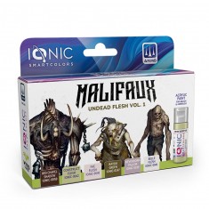 Acrylic Paints set - Smart Colors #Malifaux Undead Flesh Vol. 1 (6x 20ml)
