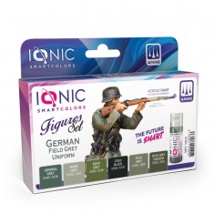 Acrylic Paints - Smart Colors #WWII German Field Grey Uniform Set (6x 20ml)