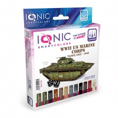 Acrylic Paints - Smart Colors #1942-1945 WWII USMC vehicles (12x 20ml)