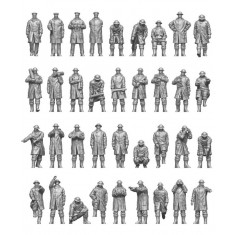 1/144 WWII Royal Navy Warships 36 Figures Type #2