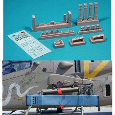 1/48 Spike Missiles (4pcs) w/Data Link Antenna for AH-1F Cobra