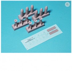 1/48 IAF Vintage 360kg GP Bombs (6 bombs, decals & instructions)