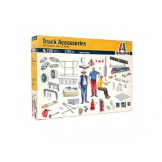 1/24 Truck Accessories for European and American Trucks (w/3 Driver Figures)