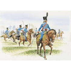1/72 French 1st Regiment Hussars in Napoleonic Wars (17 Figures+17 Horses)