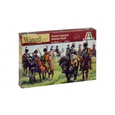1/72 French Imperial General Staff in Napoleonic Wars (21 Figures w/13 Horses)
