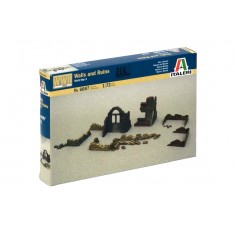 1/72 Walls and Ruins for WWII Diorama