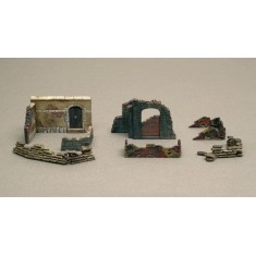 1/72 WWII Walls and Ruins (Vol. 2)