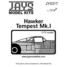 1/72 Hawker Tempest Mk.1 Vacuum Form Canopy 
