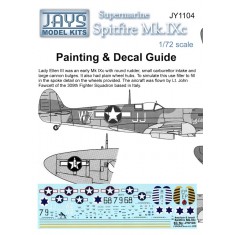 1/72 Spitfire Mk.Ixc Decal - US and Israeli Schemes