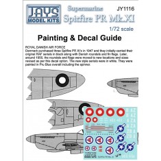 1/72 Spitfire PR Mk.XI Decal - Danish, Norwegian, US Eight AF