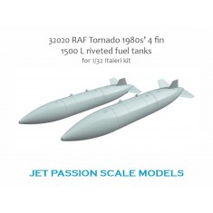 1/32 RAF Tornado 1980S 4 Fin 1500 L Riveted Tanks for Italeri kits
