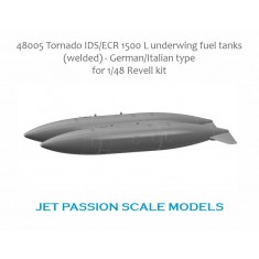 1/48 German/Italian Tornado 1500 L Underwing Fuel Tanks (Welded) for Revell kits