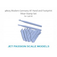 1/48 Modern German Hand & Footprint Wear Stamp Set
