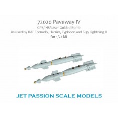 1/72 Paveway IV GPS/INS/Laser Guided Bomb (2pcs) for RAF Tornado, Harrier, Typhoon, F-35