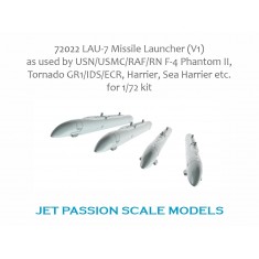 1/72 USN/USMC/RAF/RN LAU-7 Missile Launcher V1 (4pcs) for F-4 Phantom II, Tornado