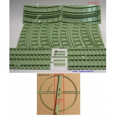 1/35 Railway Track set (360 Degree, best suitable for JOE-301)
