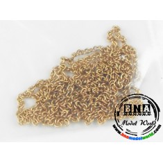Copper Chain 6 Links/cm (Length: 50cm)