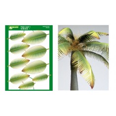 1/24, 1/35, 1/48 Palm Leaf 1 - Small (Coloured Paper Plant kit)