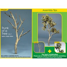 Tree Trunk set No.1 - Approx. Height 140mm (Unpainted Resin kit)
