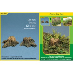 Dead Trees (2 pcs) - Approx. Height 18mm (Unpainted Resin kit)