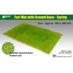 Turf Mat w/Ground Base - Spring (360 x 240mm)
