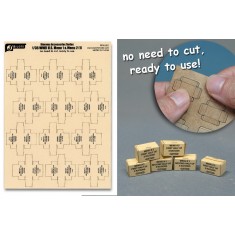1/35 WWII US Menu 1 & Menu 2 set No.1 for Diorama