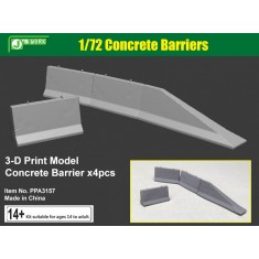 1/72 Concrete Barriers (4pcs)