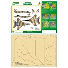 Airbrush Camo-Mask for 1/48 F-15C 65th Aggressor "Desert Scheme"