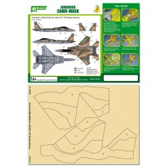 Airbrush Camo-Mask for 1/48 IAF F-15I Bomber Scheme