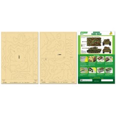 Airbrush Camo-Mask for 1/35 Tiger I Camouflage Scheme 1
