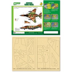 Airbrush Camo-Mask for 1/48 IAF F-4 Phantom II Camouflage Scheme