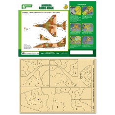 Airbrush Camo-Mask for 1/48 IAF A-4E Skyhawk Camouflage Scheme