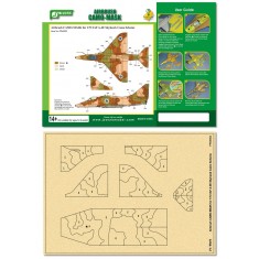 Airbrush Camo-Mask for 1/72 IAF A-4E Skyhawk Camouflage Scheme