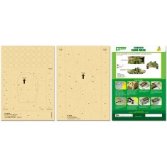 Airbrush Camo-Mask for 1/35 Chinese 99B MBT Camouflage Scheme 2